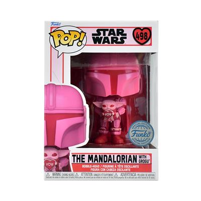 Funko POP Star Wars Valentine Mandalorian Grogu - Special Edition Grant & Bowman