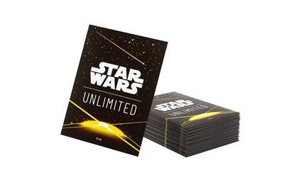 Gamegenic - Star Wars: Unlimited Premium Art Sleeves - Card Back Yellow Gamegenic
