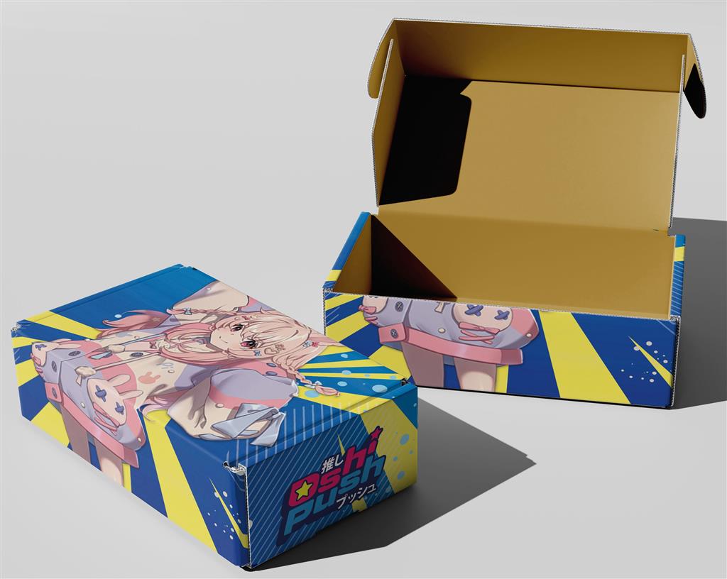 Oshi Push VTuber Kortspel 800-korts Papplåda för Kortförvaring