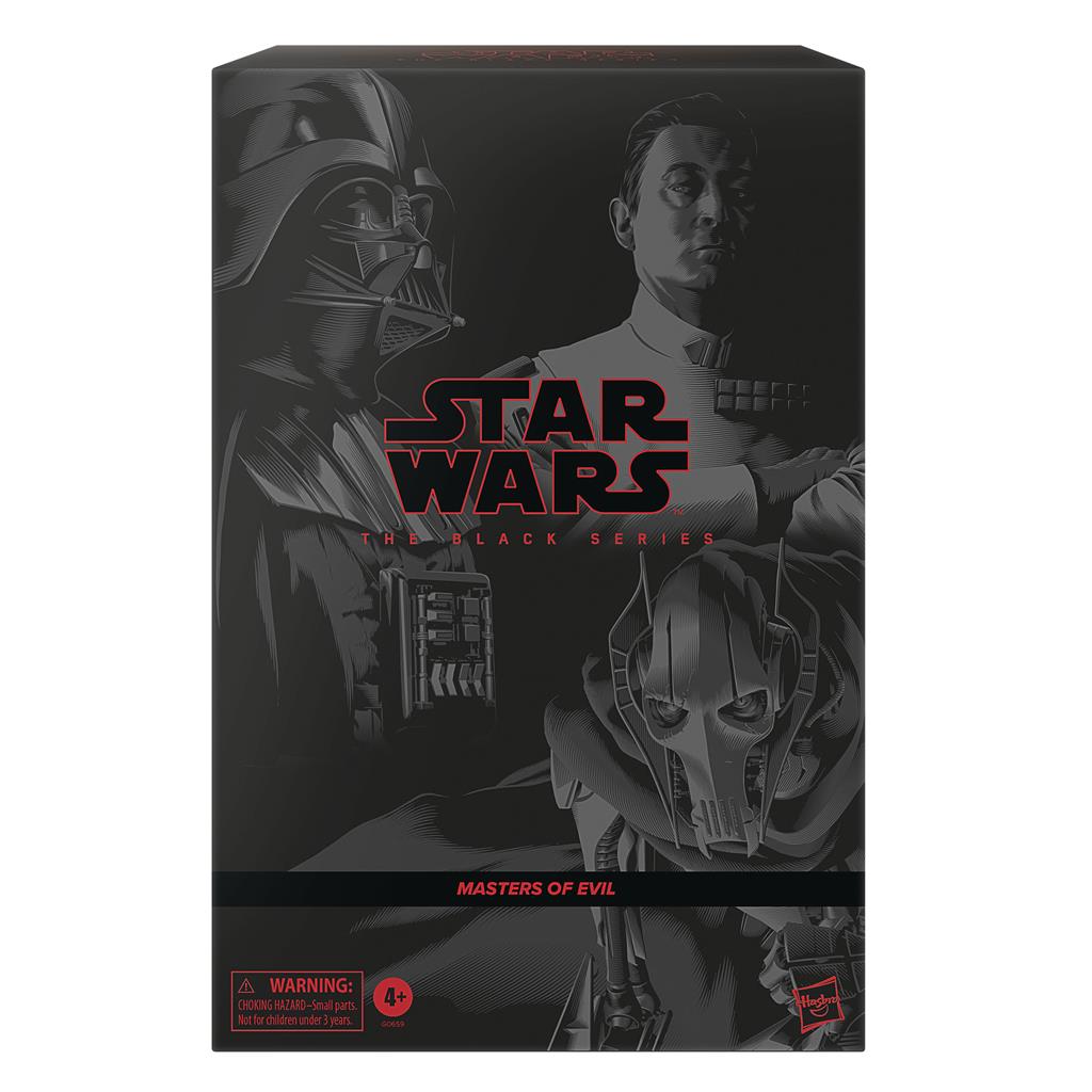 Star Wars The Black Series Darth Vader, Grand Admiral Thrawn, General Grievous 3-Pack Hasbro