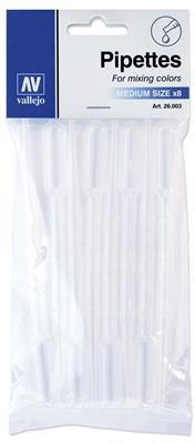 Vallejo - Accessories - Pipettes Medium Size 8x3 ml
