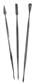 Vallejo - Tools - Set of 3 stainless steel carving knives