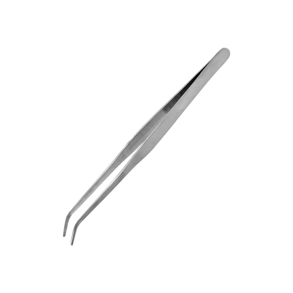 Vallejo - Tools - Strong Bent Tweezers in Stainless Steel (175 mm)