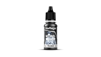 Vallejo - Model Color / Metallic - 196 Oily Steel 18 ml