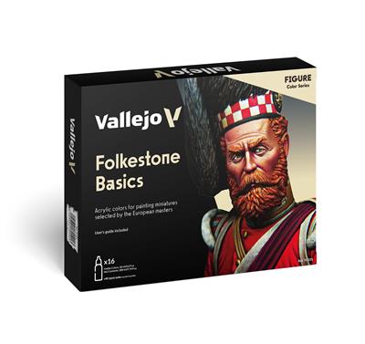 Vallejo - Model Color / Figures / 16-Color Set - Folkestone Basics 18 ml