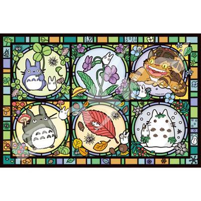 Stained Glass Puzzle 1000 Pieces All Seasons - My Neighbor Totoro