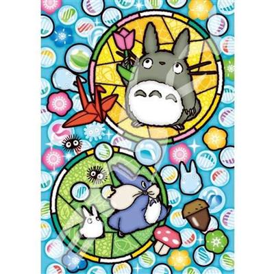 Stained glass Puzzle 208 Pieces Totoro's Happiness - My Neighbor Totoro