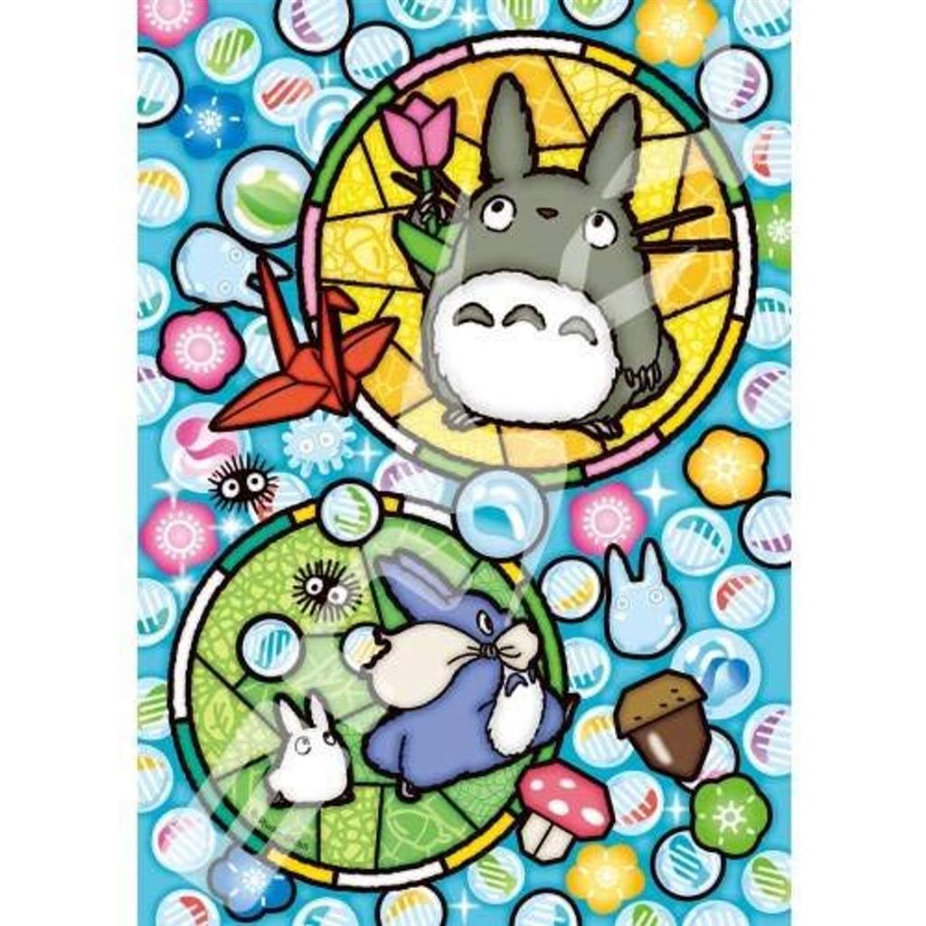 Stained glass Puzzle 208 Pieces Totoro's Happiness - My Neighbor Totoro