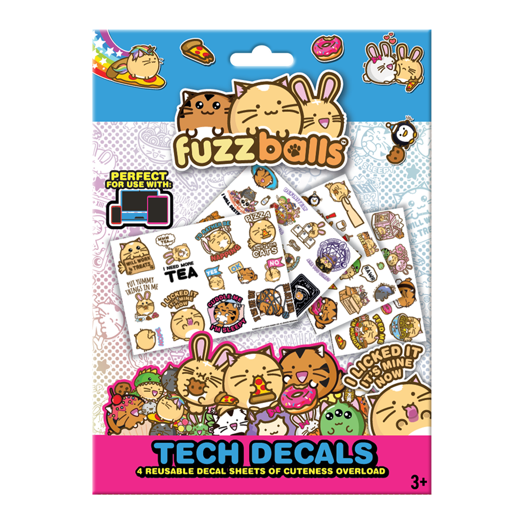 Fuzzballs set med tekniska dekaler