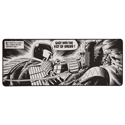 2000 AD Judge Dredd XL Desk Mat and Coaster Set