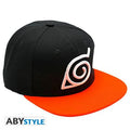 NARUTO SHIPPUDEN - Cap - Black & Orange - Konoha