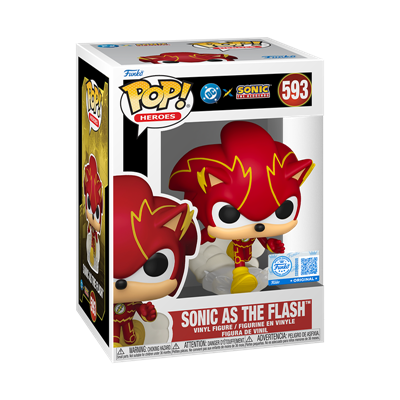 Funko POP Hjältar: JLA & Sonic - Sonic/Flash