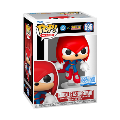Funko POP Heroes: JLA & Sonic - Knuckles/Superman