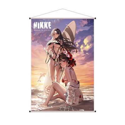 NIKKE: Segerens Gudinna - Rosanna & Sakura - Väggscroll - 60x90cm