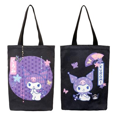 Kuromi - Bomull Tote Bag - Japansk