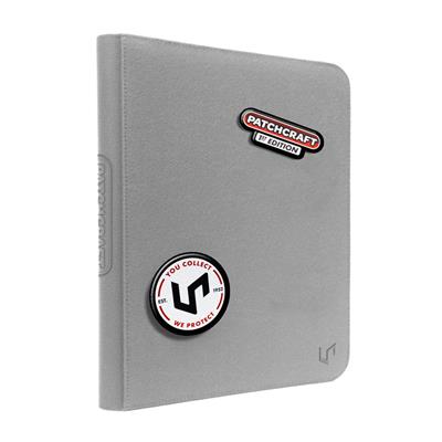 UP - Patchcraft Zippered 9-Pocket PRO-Binder Grey