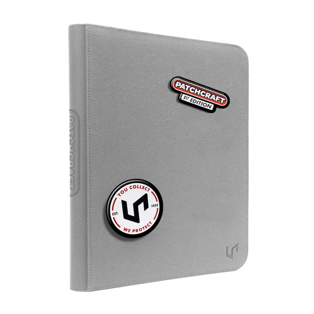 UP - Patchcraft Zippered 9-Pocket PRO-Binder Grey