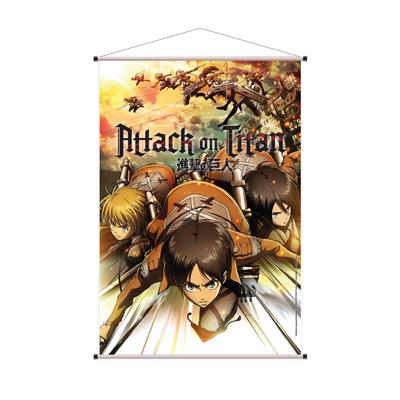 Attack on Titan - Eren, Mikasa & Armin - Väggscroll - 60x90cm