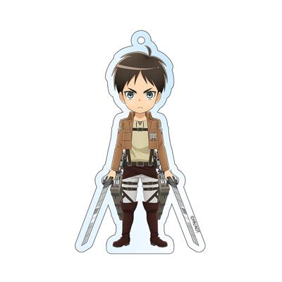 Attack on Titan - Holografisk akrylnyckelring (8 cm) - Eren