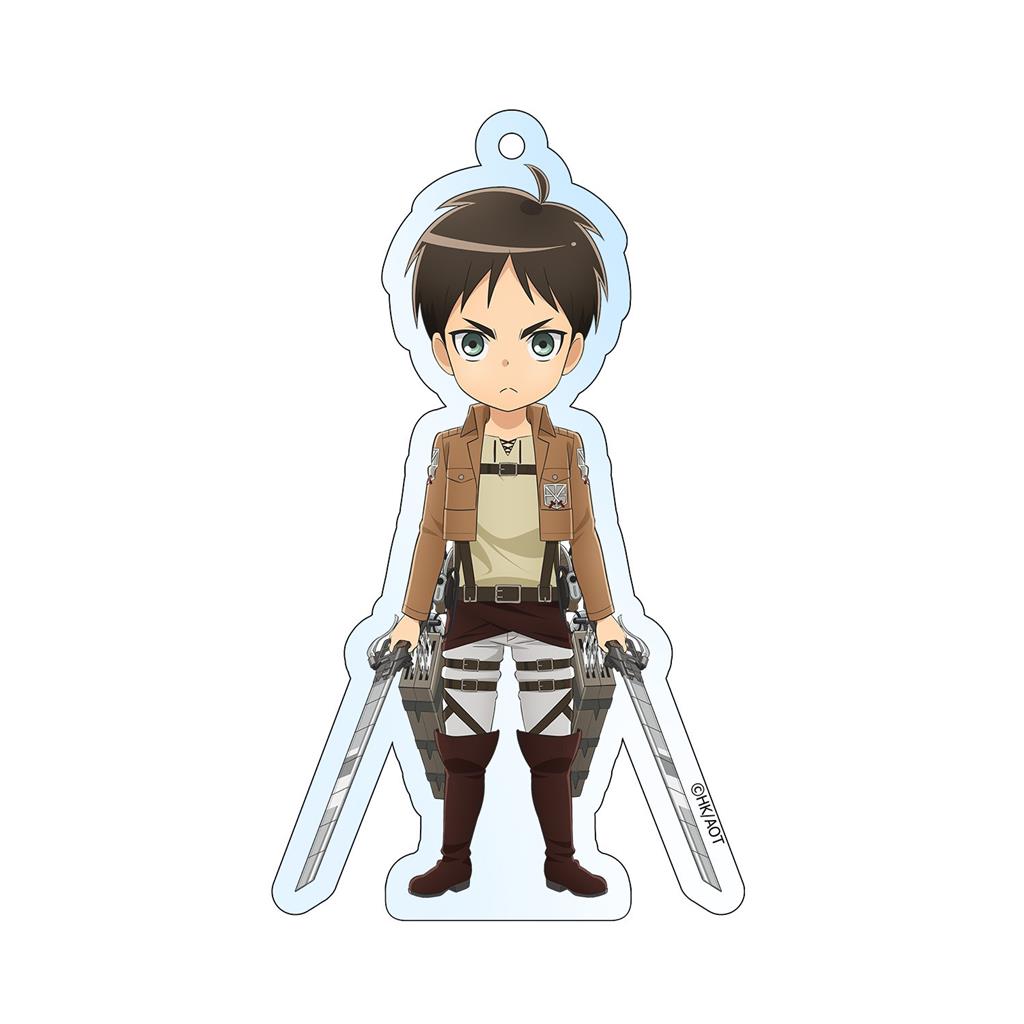 Attack on Titan - Holografisk akrylnyckelring (8 cm) - Eren