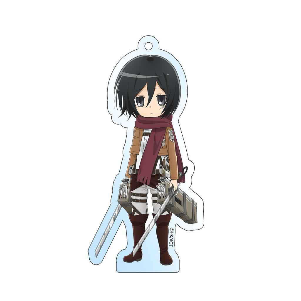 Attack on Titan - Holografisk akryl-nyckelring (8 cm) - Mikasa