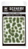 Vallejo - Scenery - Vilda Tuft Grön (4 mm)