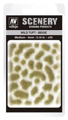 Vallejo - Scenery - Wild Tufts Beige (4 mm)