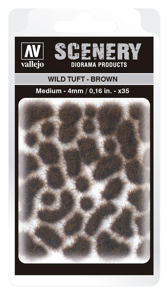 Vallejo - Scenery - Wild Tuft Brown (5 mm)