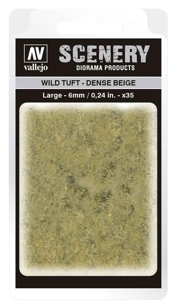 Vallejo - Scenery - Vilda Tuftar Tjocka Beige (6 mm)