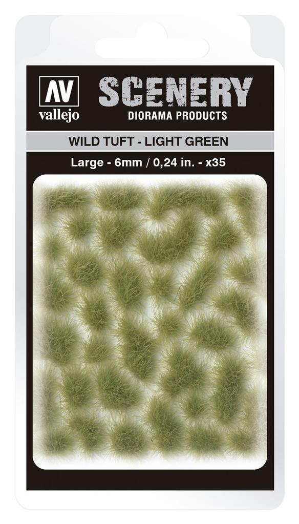 Vallejo - Scenery - Wild Tuft Light Green (6 mm)