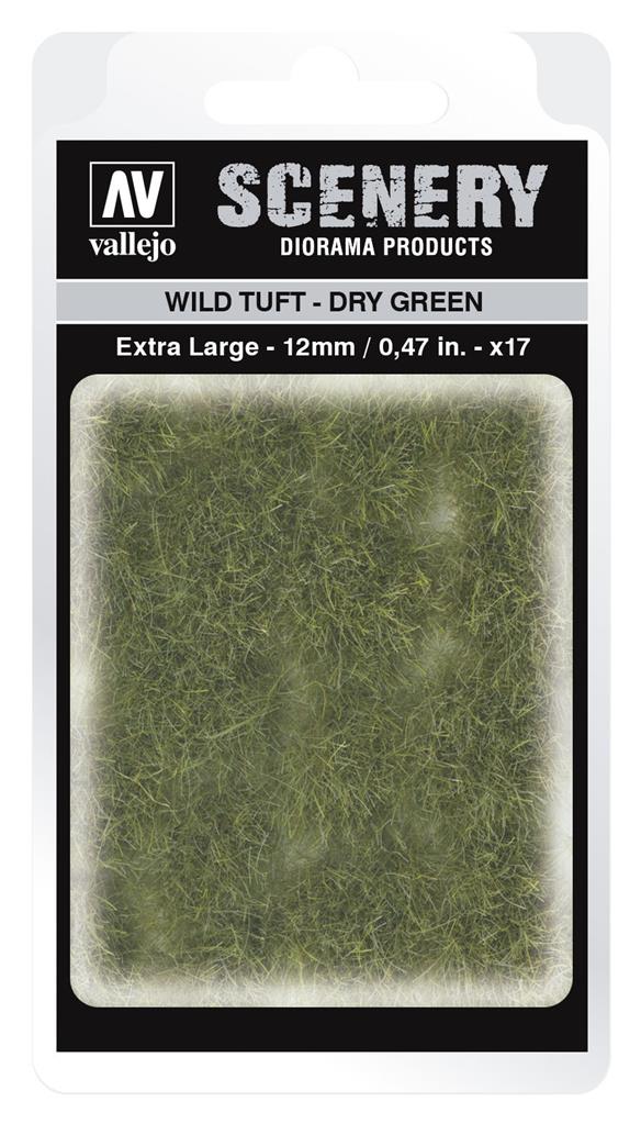 Vallejo - Scenery - Wild Tuft Dry Green (12 mm)