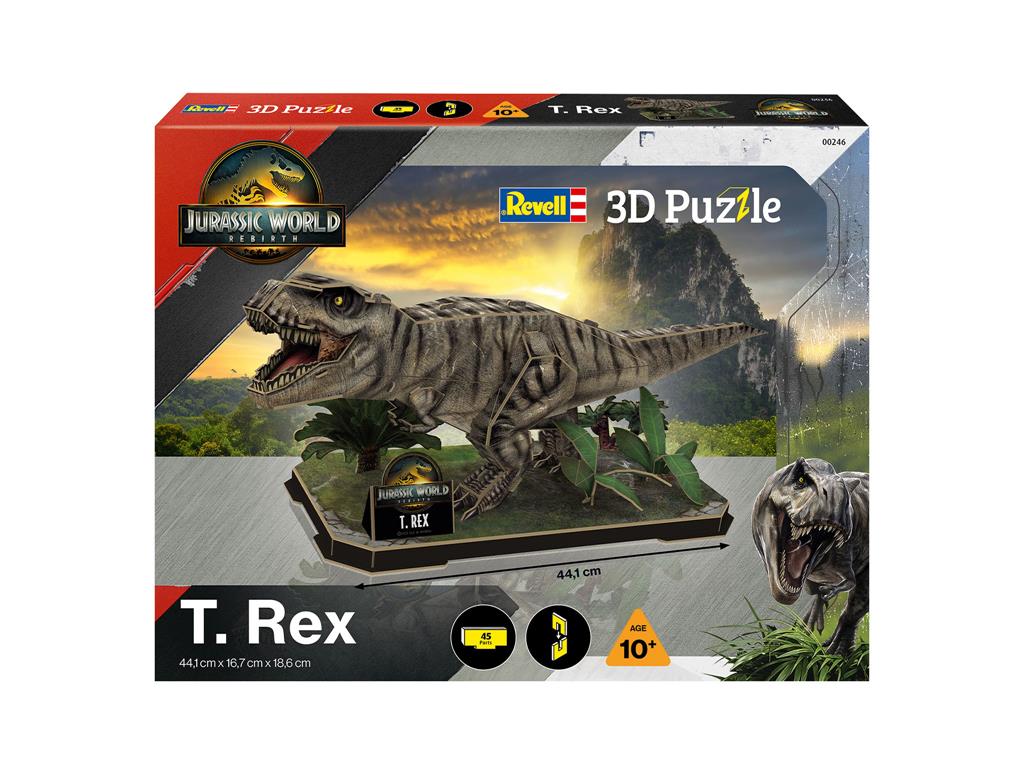Jurassic World Rebirth - T Rex 3D Pussel Revell