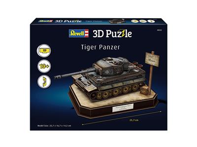 Deutscher Panzer 'Tiger I' 3D Puzzle