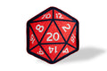 Dungeons & Dragons - Fleecefilt (132x122 cm) med D20-Design