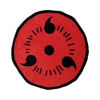 Naruto Shippuden Sharingan 48-tums Rund Fleecefilt