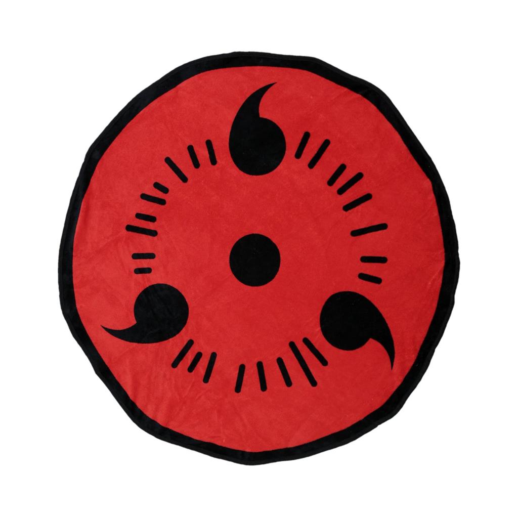 Naruto Shippuden Sharingan 48-tums Rund Fleecefilt