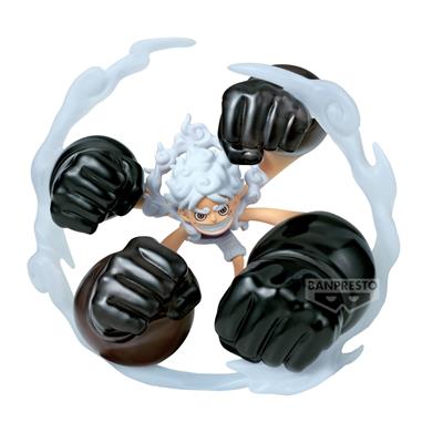 One Piece - Banpresto World Collectable Figure - Monkey D. Luffy Gear 5 (Gum-Gum Dawn Gatling)