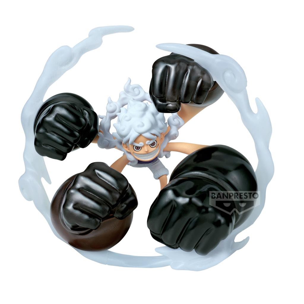 One Piece - Banpresto World Collectable Figure - Monkey D. Luffy Gear 5 (Gum-Gum Dawn Gatling)