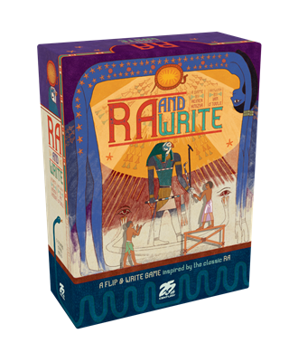 RA & Write – innovativt flip-and-write-spel från Reiner Knizia med temat för 25th Century Games utgåva