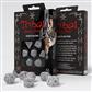 Tribal Dice Set: Pearl & Brown