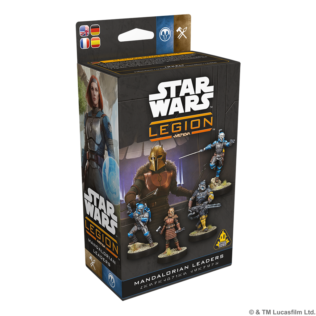Star Wars Legion - Mandalorianska Ledare / Engelsk / Spanska / Franska