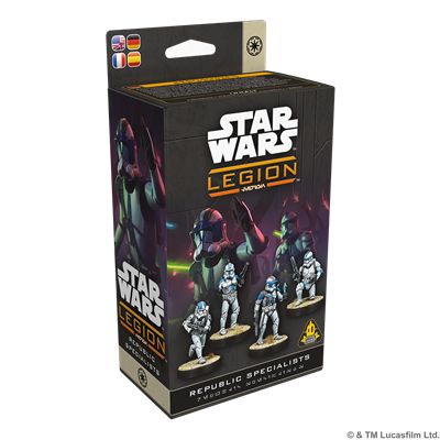 Star Wars Legion - Republikens Specialister: Dödsgriparna, Shocktroopers och Republic Commandos