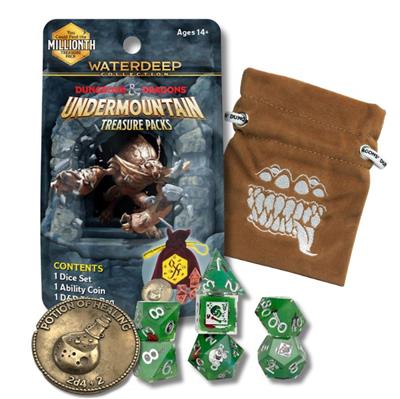 Sirius Dice - Dungeon & Dragons Undermountain Treasure Pack PDQ (25 Treasure Packs)