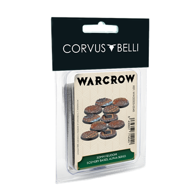 Warcrow: 30mm Feudom Scenery Bases, Alpha Series Corvus Belli