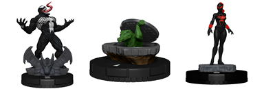 Marvel HeroClix: Venom Booster Brick – Collector's box with 12 Booster Packs for Venom adventures