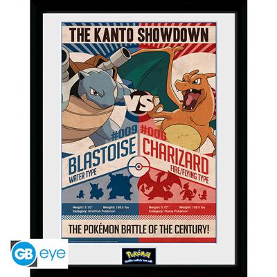 POKEMON - Inramad tavla "Red V Blue" (30x40) SAS ABYSSE CORP