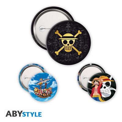ONE PIECE - Badge Pack - Skull & Luffy SAS ABYSSE CORP