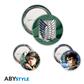 ATTACK ON TITAN - Badges Pack - Eren & Levi SAS ABYSSE CORP