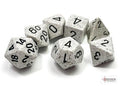 Dappled Arctic Camo Polyhedral 7-Dice Set