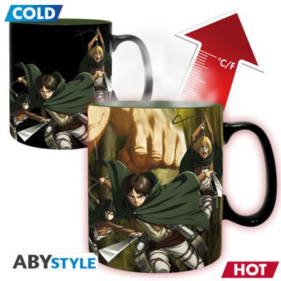 ATTACK ON TITAN - Mug Heat Change - 460 ml - TitanS3 - Kartong SAS ABYSSE CORP